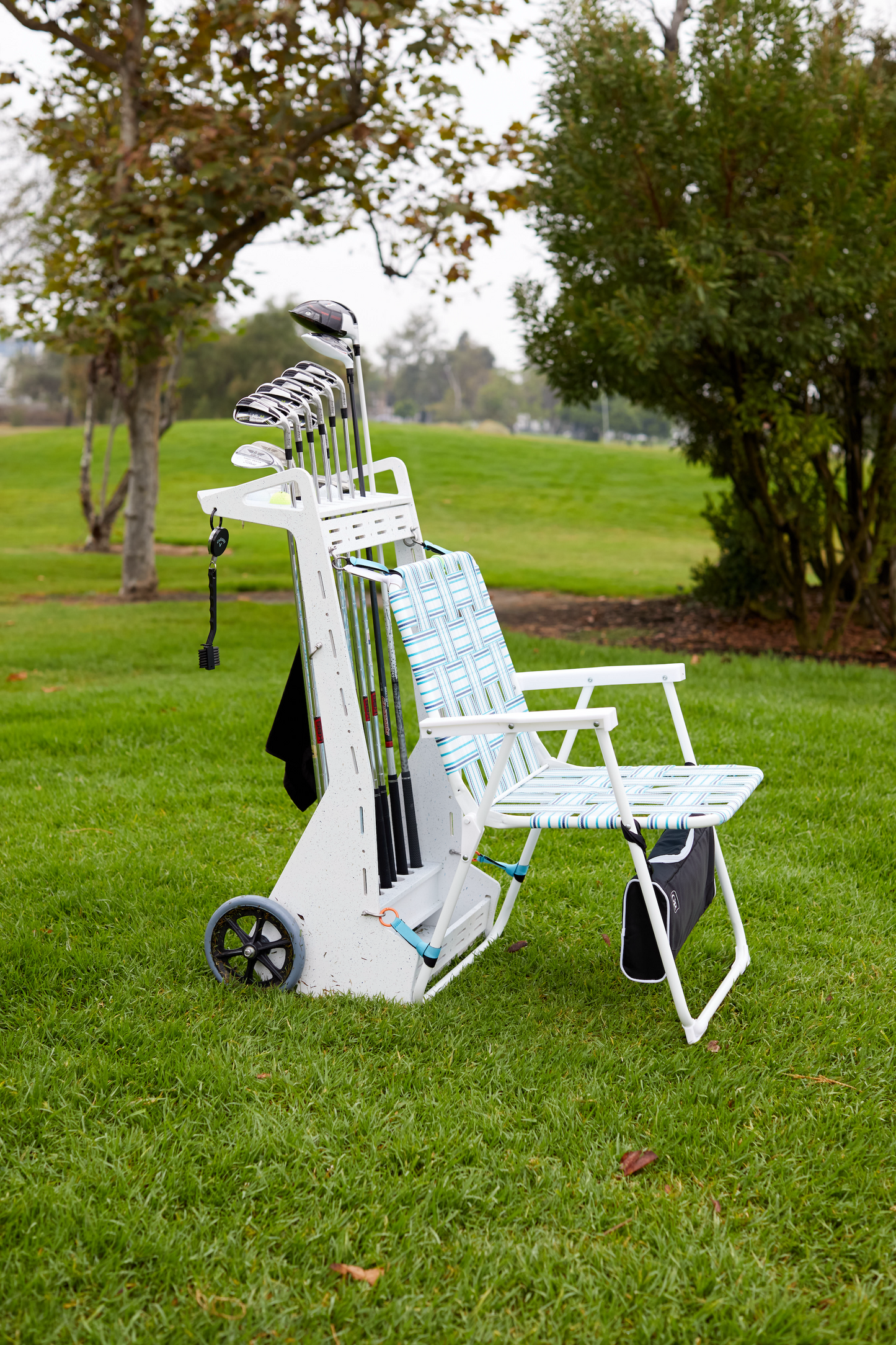 Sixty Percent Golf Caddy-White